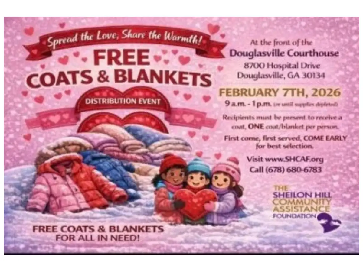 Coat Distribution Event Flyer